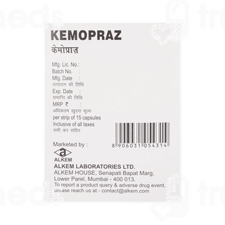 Kemopraz 20 MG Capsule 15