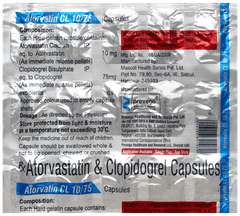 Atorvatin Cl 10/75 Capsule 15 Atorvatin Cl 10/75 Capsule 15