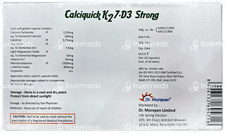 Calciquick K27 D3 Strong Capsule 10