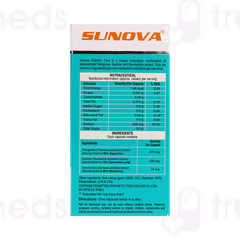 Sunova Diabetic Care Veg Capsule 60