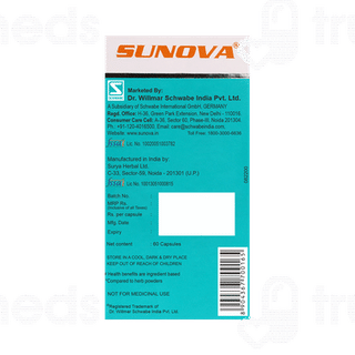 Sunova Diabetic Care Veg Capsule 60