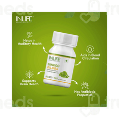 Inlife Ginkgo Biloba Extract 120 MG Capsule 60