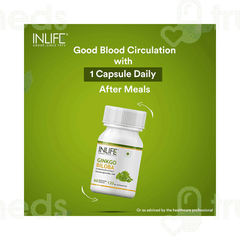 Inlife Ginkgo Biloba Extract 120 MG Capsule 60