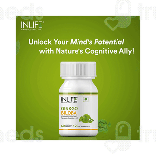 Inlife Ginkgo Biloba Extract 120 MG Capsule 60