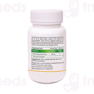 Biotrex Vitamin B6 100 MG Capsule 60
