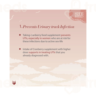 Sheneed Crave Cranberry 400 MG Capsule 60