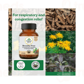 Organic India Breathe Free Capsule 60