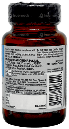 Organic India Breathe Free Capsule 60