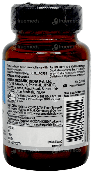 Organic India Breathe Free Capsule 60