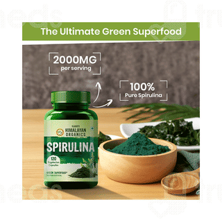 Himalayan Organics Spirulina Capsule 120