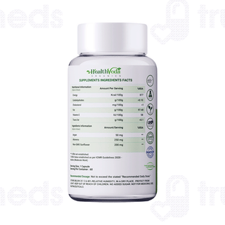 Health Veda Organics Plant Based Vitamin E Capsule 60
