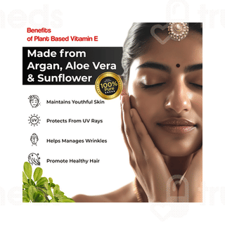 Health Veda Organics Plant Based Vitamin E Capsule 60