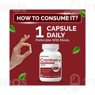 Biotrex Cranberry 500 Mg Veg Capsule 60