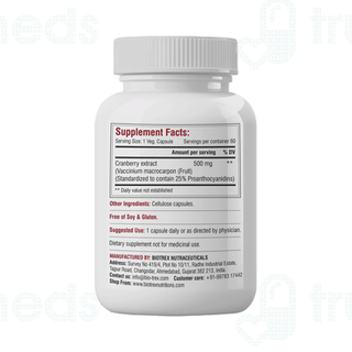 Biotrex Cranberry 500 Mg Veg Capsule 60