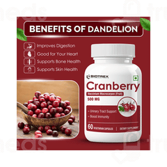 Biotrex Cranberry 500 Mg Veg Capsule 60