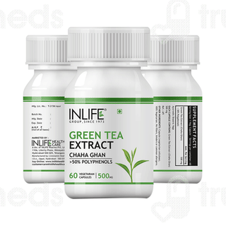 Inlife Green Tea Extract 500 Mg Veg Capsule 60