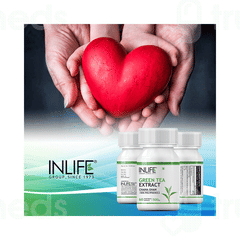 Inlife Green Tea Extract 500 Mg Veg Capsule 60
