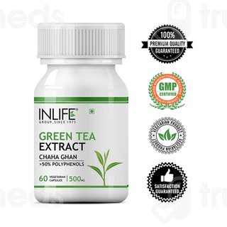 Inlife Green Tea Extract 500 Mg Veg Capsule 60