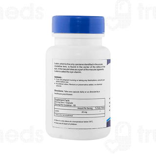 Healthvit Lutein 20 MG Capsule 60