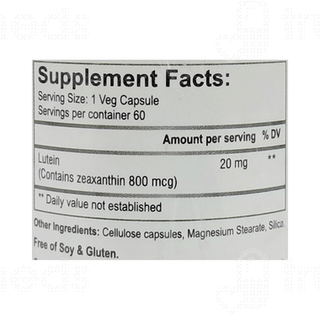 Biotrex Lutein 20 Mg Capsule 60