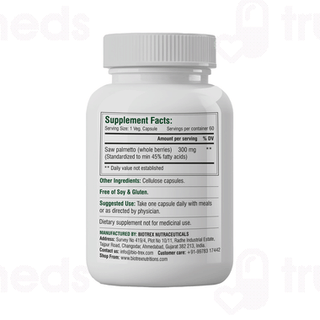 Biotrex Saw Palmetto 300mg Vegetarian Capsule 60