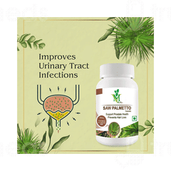 Mint Veda Saw Palmetto 800 Mg Vegetarian Capsules 60