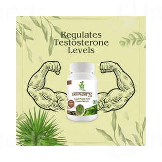 Mint Veda Saw Palmetto 800 Mg Vegetarian Capsules 60