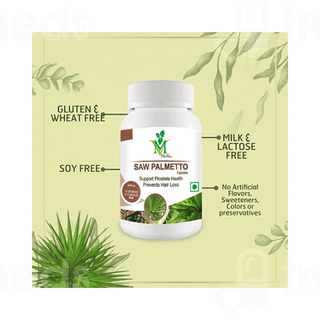 Mint Veda Saw Palmetto 800 Mg Vegetarian Capsules 60