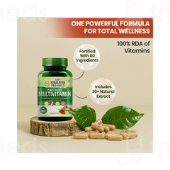 Himalayan Organics Plant Based Multivitamin Vegetarian Capsule 60