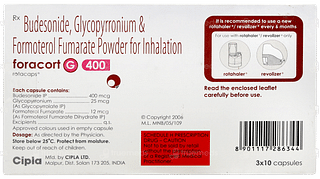 Foracort G 400 Rotacaps 10