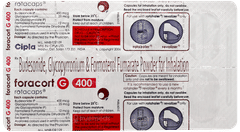 Foracort G 400 Rotacaps 10