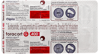 Foracort G 400 Rotacaps 10