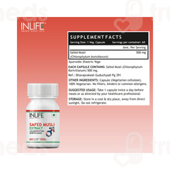 Inlife Safed Musli Extract Capsule 60