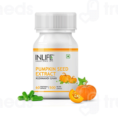 Inlife Pumpkin Seed Extract 500mg Capsule 60 Inlife Pumpkin Seed Extract 500mg Capsule 60