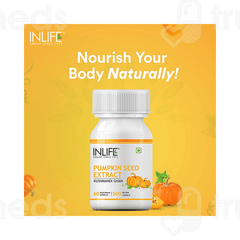 Inlife Pumpkin Seed Extract 500mg Capsule 60 Inlife Pumpkin Seed Extract 500mg Capsule 60