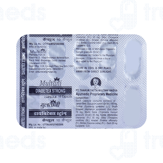 Multani Diabetex Strong Capsule 30