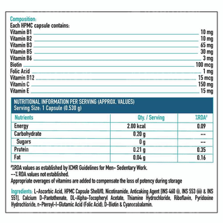 Hk Vitals B Complex Capsule 60