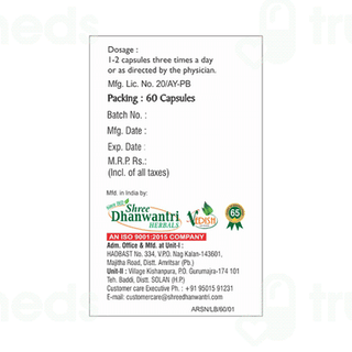 Sdh Naturals Arshonyl Capsule 60