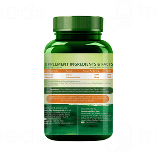Himalayan Organics Plant Based D3 And K2 Capsule 120