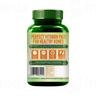 Himalayan Organics Plant Based D3 And K2 Capsule 120