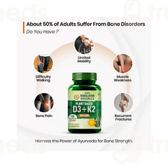 Himalayan Organics Plant Based D3 And K2 Capsule 120