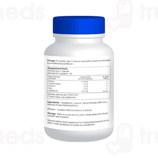 Healthvit Glutathione 250 MG Capsule 60