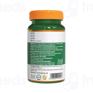 Pure Nutrition Apple Cider Vinegar 610 MG Veg Capsule 60