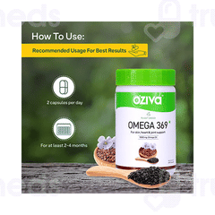 Oziva Omega 3 6 9 Plant Based Capsule 60