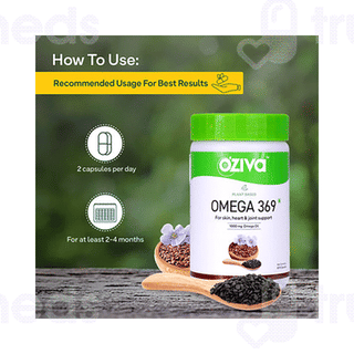 Oziva Omega 3 6 9 Plant Based Capsule 60