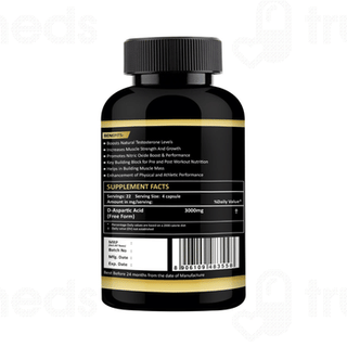 Nutracology D Aspartic Acid 300 MG Capsule 90