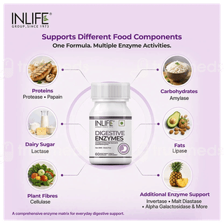 Inlife Digestive Enzyme Vegetarian Capsule 60