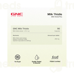 Gnc Herbal Plus Milk Thistle 250mg Capsule 90