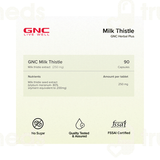 Gnc Herbal Plus Milk Thistle 250mg Capsule 90