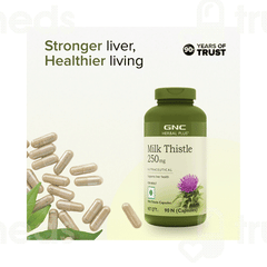 Gnc Herbal Plus Milk Thistle 250mg Capsule 90